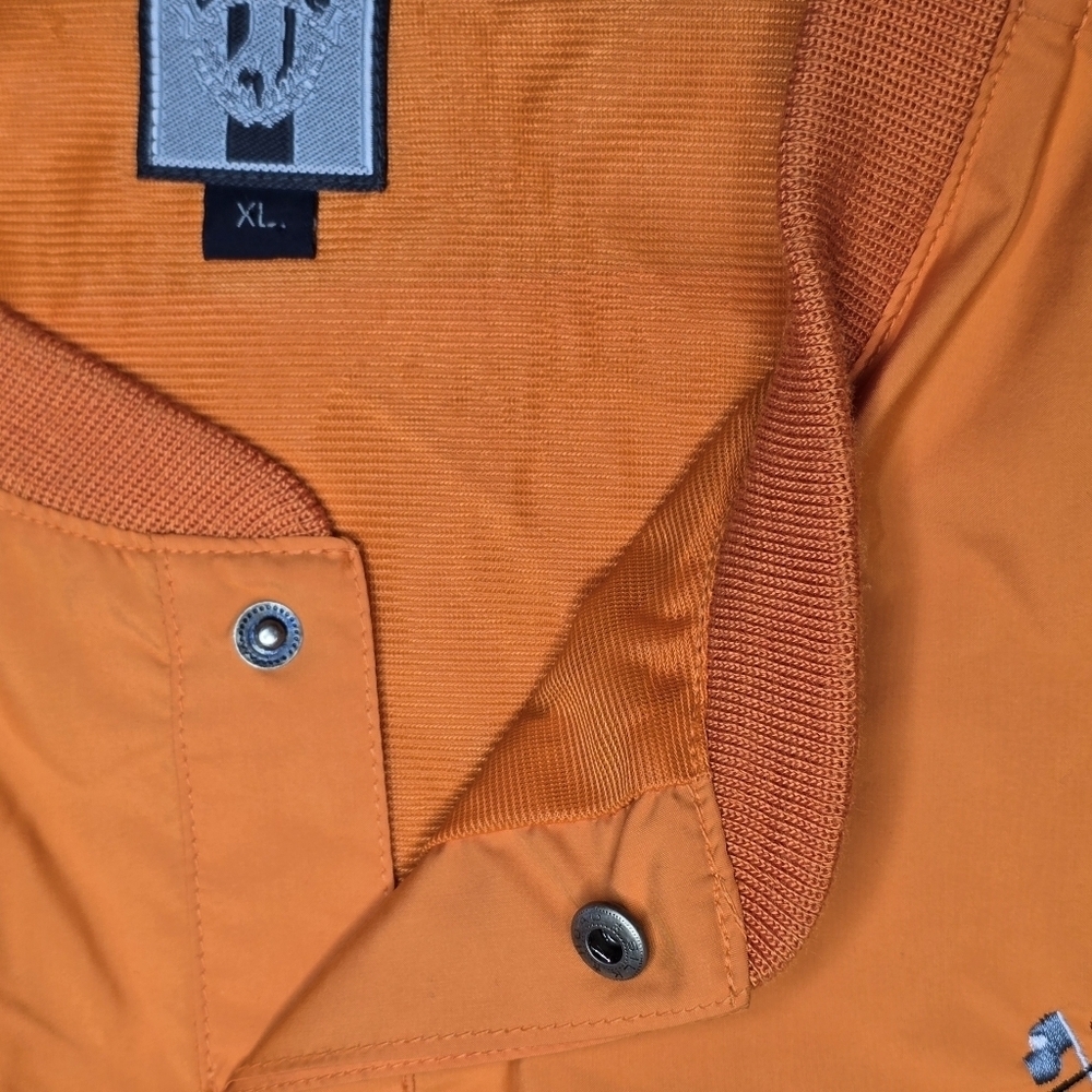 Sunice Men's Orange Golf Short Sleeve Windbreaker XL - Picture 7 of 11